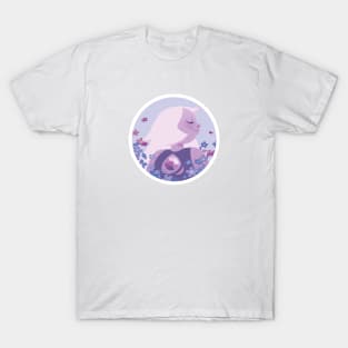 Pastel Amethyst portrait T-Shirt